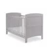 obaby grace cot bed warm grey