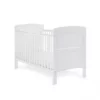 obaby grace cot bed white