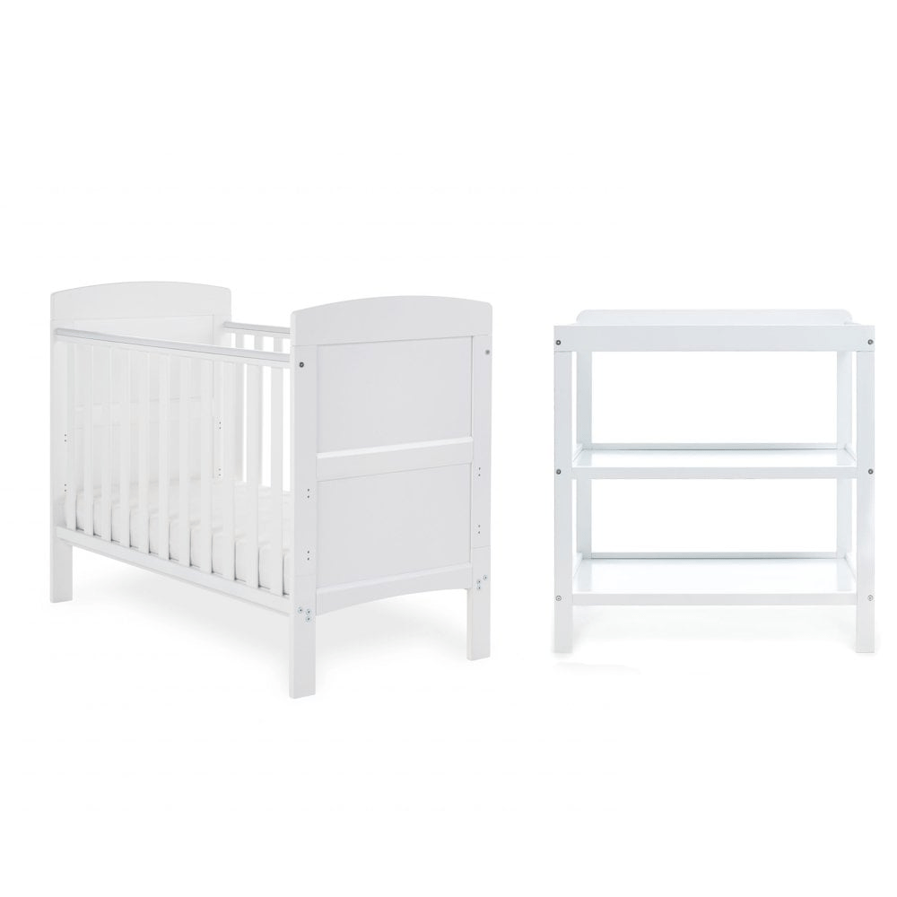 Obaby Grace Mini 2 Piece Room Set - White