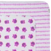 zoocchini flannel receiving blanket owl purple