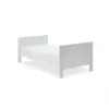 Ickle Bubba Grantham 3 Piece Set - Brushed White toddler bed