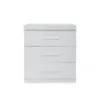 Ickle Bubba Grantham Mini 3 Piece Set - Brushed White chest of drawers