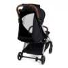 Ickle Bubba Gravity Auto Fold Stroller - Black window