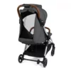 Ickle Bubba Gravity Auto Fold Stroller – Graphite Grey back window