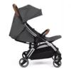 Ickle Bubba Gravity Max Auto Fold Stroller – Graphite Grey seat down