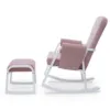 Ickle Bubba Dursley Rocking Chair and Stool - Blush Pink