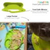 Callowesse Silicone Bib – Lime Green