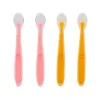 Callowesse Silicone Spoons 4 Pack- Pink and Orange