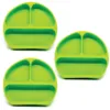 Callowesse Silicone Suction Plates 3 Pack - Green