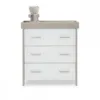 Nika Changing Unit- Grey Wash & White- Uni Dressed