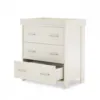 Nika Changing Unit - Oatmeal - Lifestyle bottom draw open