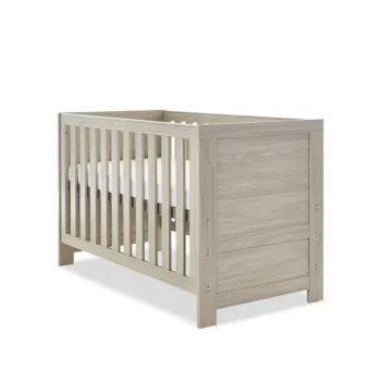 Nika Cot Bed - Grey Wash- Side View