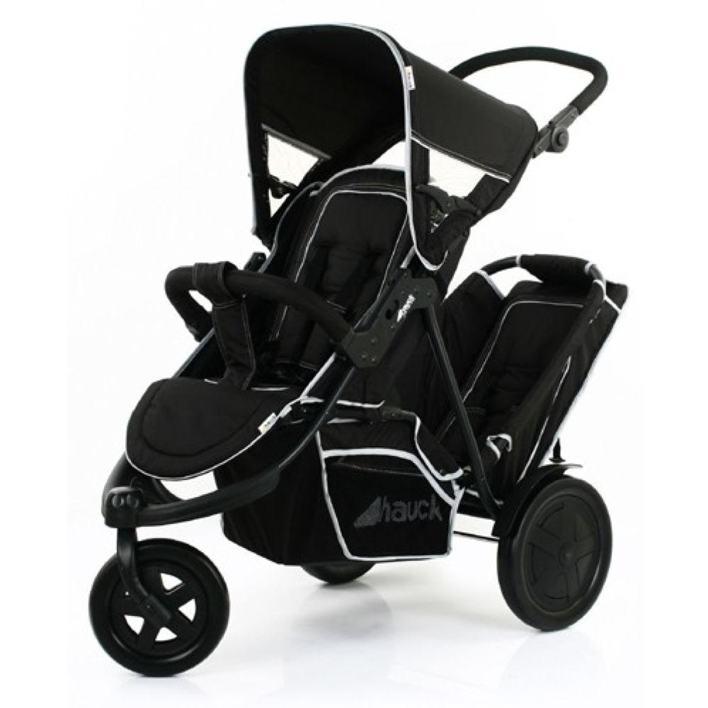 hauck double pram side by side