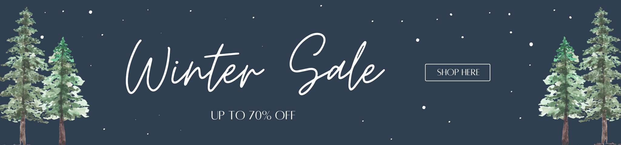 Winter Sale - Sale Page Desktop