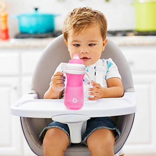 Baby Water Bottle With Soft Spout Blue 296 ml Click Lock Sippy