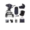 Silver Cross Wayfarer 21 Travel System Simplicity Plus & ISOFIX Base Bundle – Sapphire