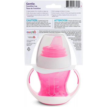 Munchkin Gentle Transition Pink Trainer Cup 4oz