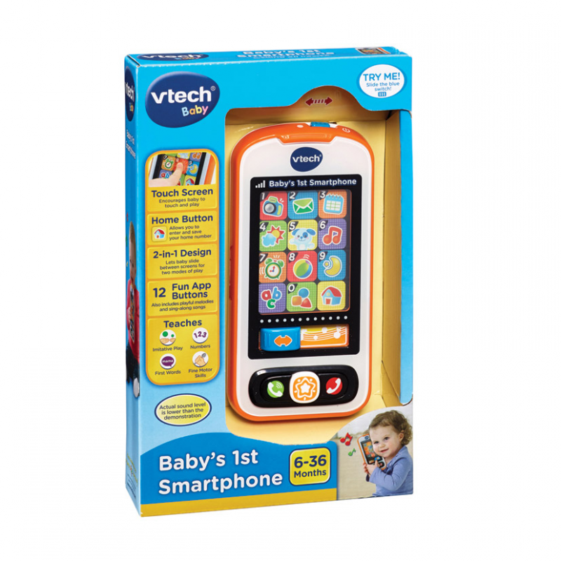 VTech Touch and Swipe Baby Phone - Blue