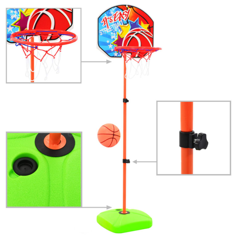 Minkar Kids' Basketball Hoop and Ball Play Set