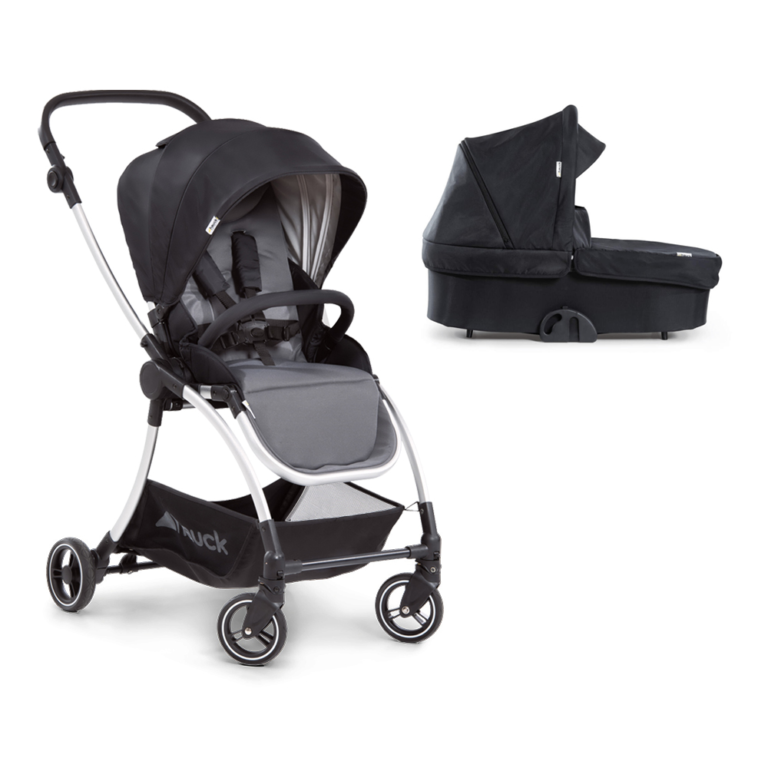 Hauck Eagle 4S Pushchair and Carry Cot Bundle - Black/Grey | Olivers ...