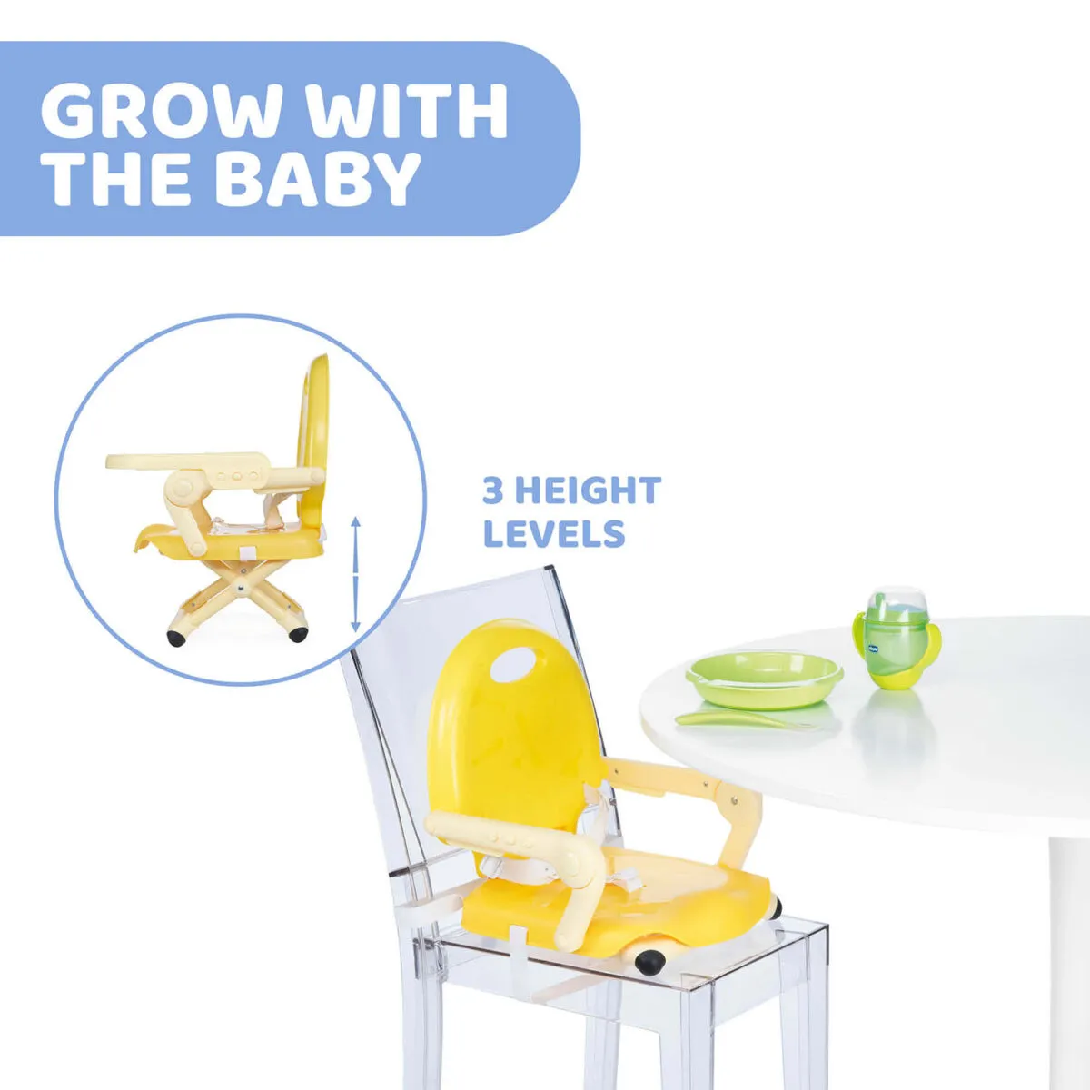 Chicco Pocket Snack Booster Seat - Saffron - Image 4