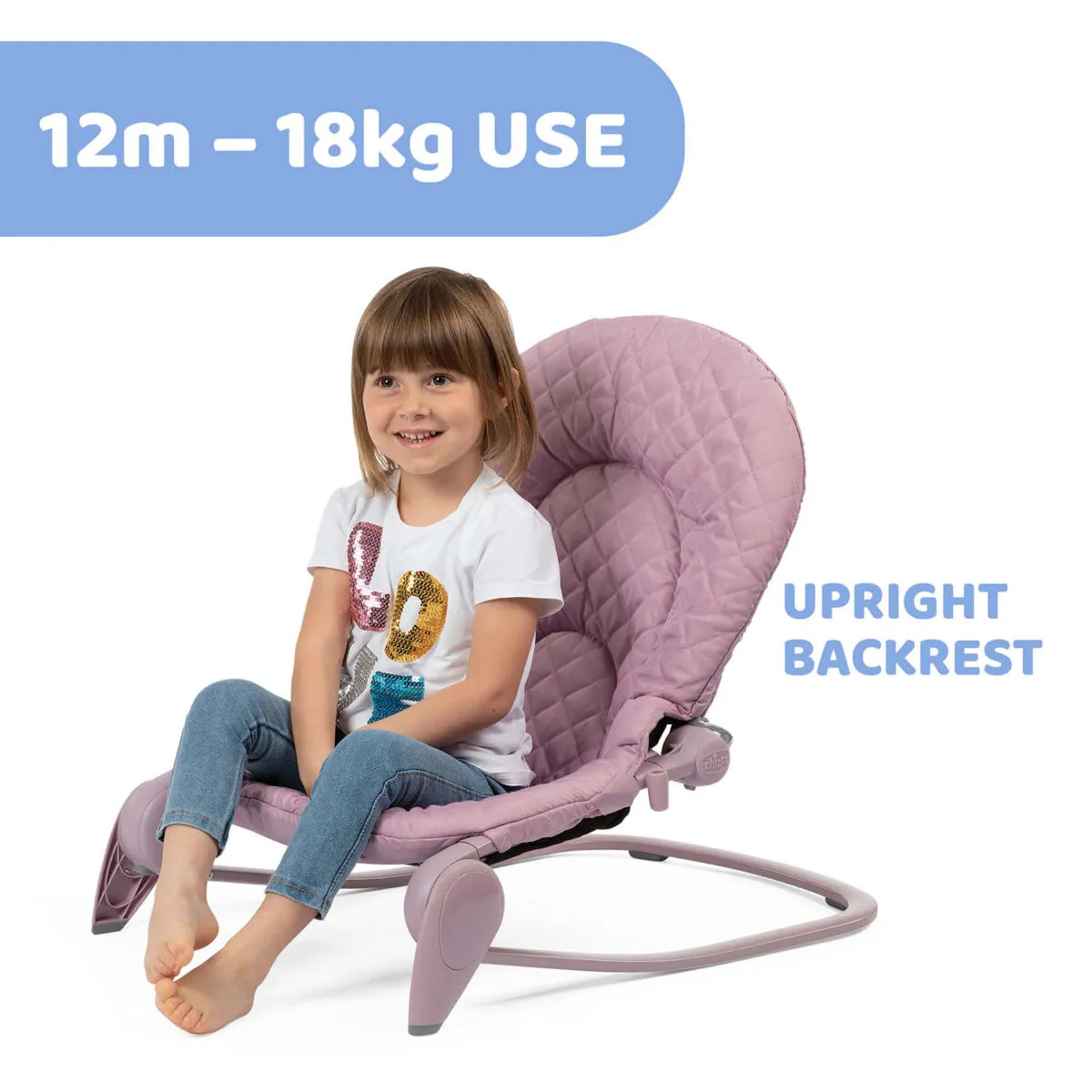 Chicco Hoopla Bouncer - Blossom - Image 3