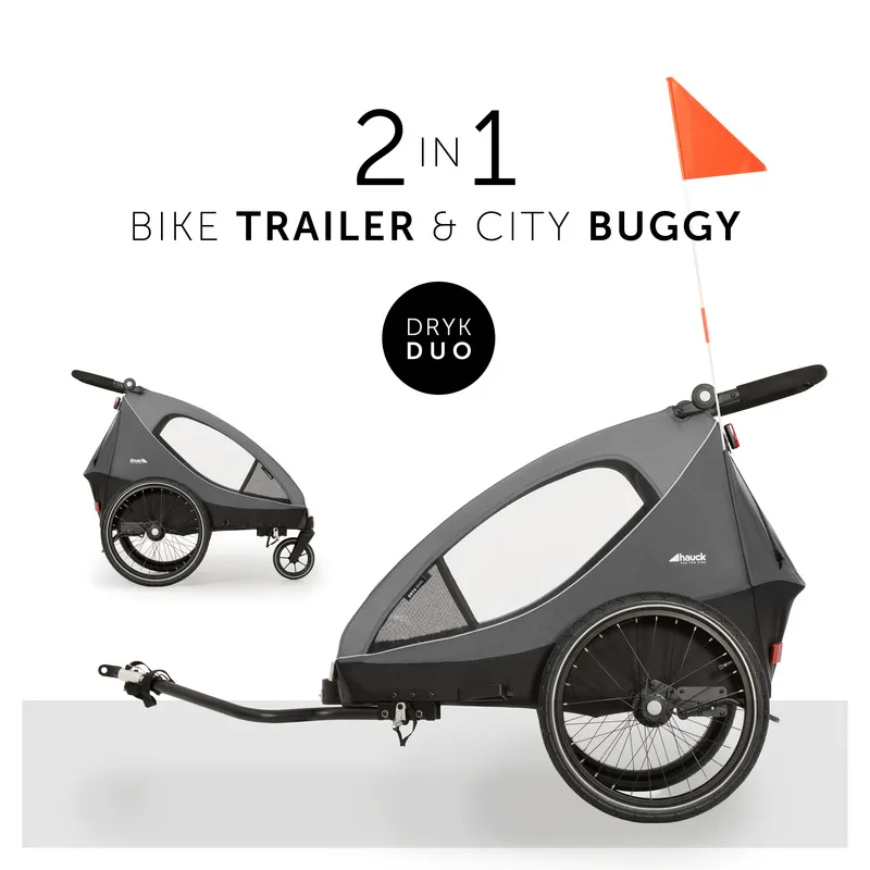 Bike trailer pushchair sale