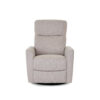 Obaby Savannah Swivel Glider Recliner Chair front view - Oatmeal