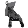 My Babiie MB11 Double Stroller - Grey Melange and Leopard