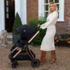 My Babiie MB250 Billie Faiers Travel System - Black Quilted