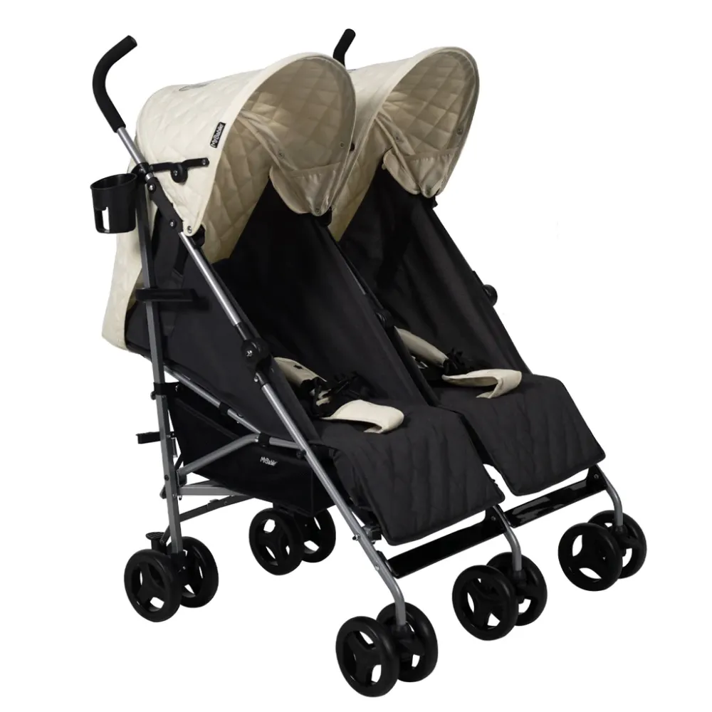 My Babiie MB11 Double Stroller Cream Melange