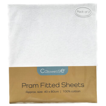 callowesse prem sheets white 2 pack