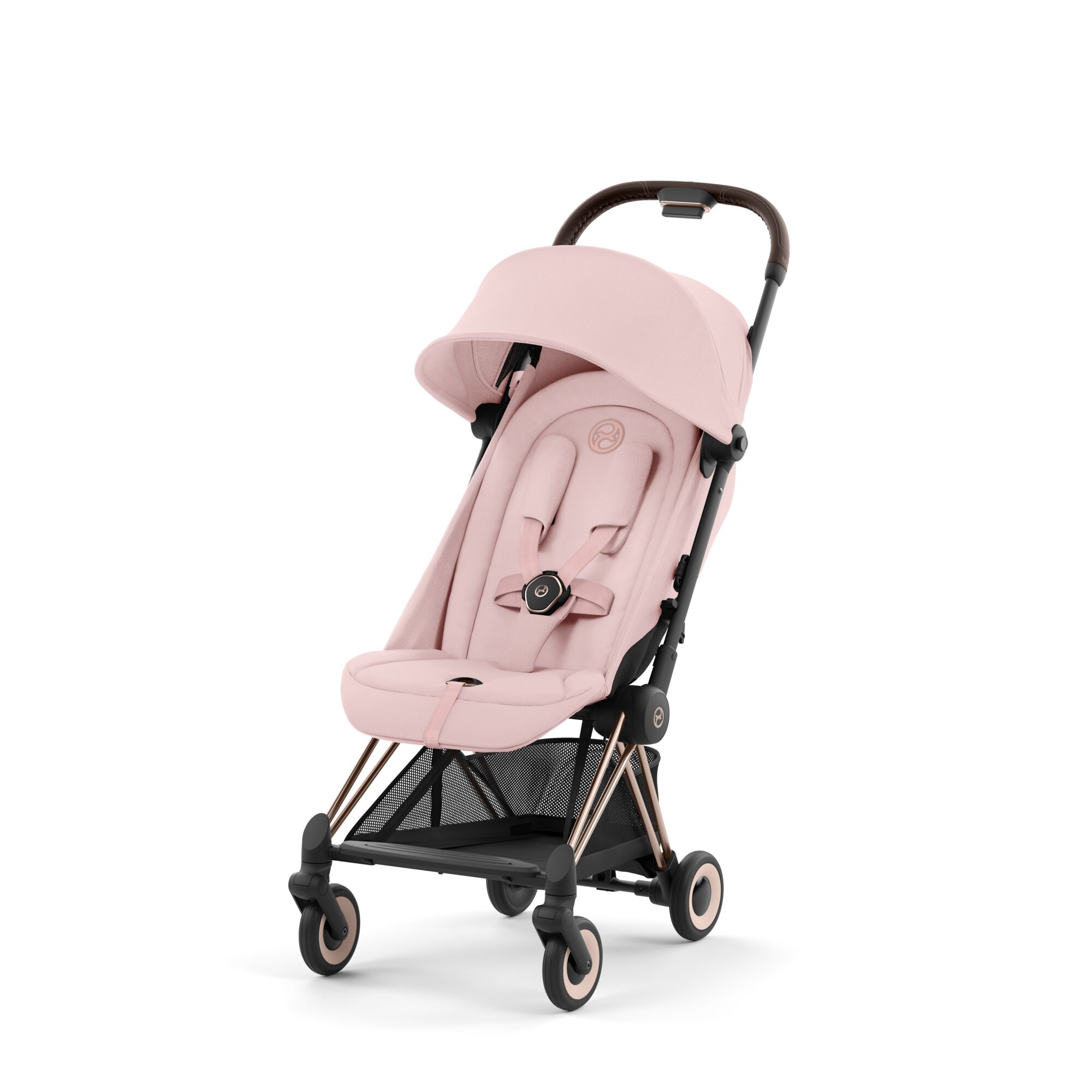 Cybex Coya Stroller - Peach Pink Peach Pink on Rose Gold Frame