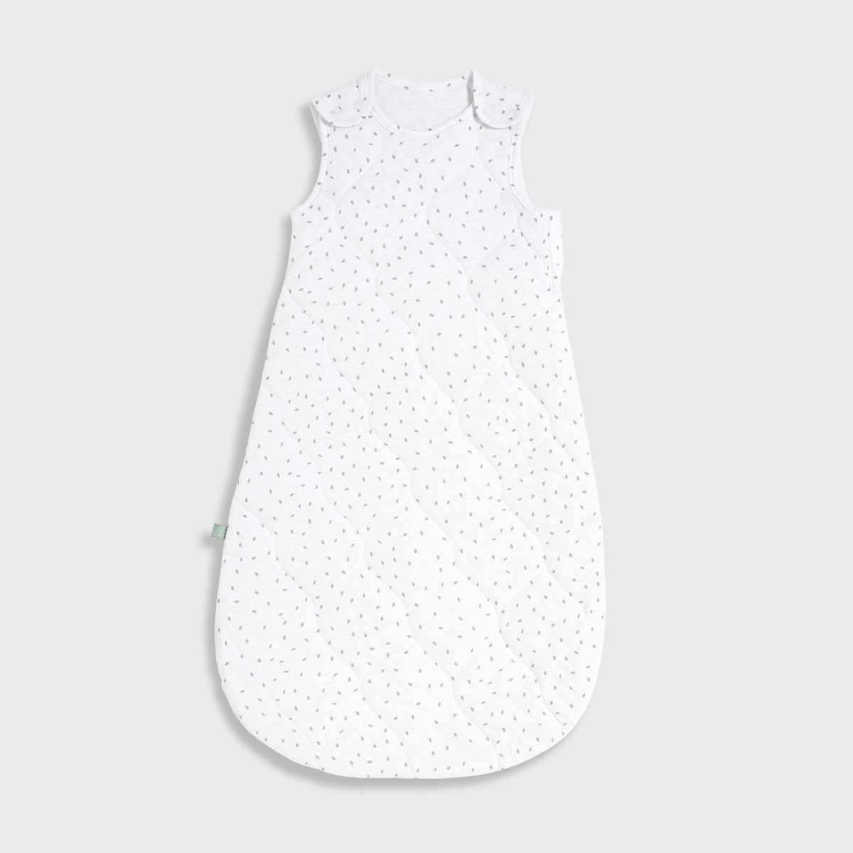 The Little Green Sheep Organic Baby Sleeping Bag 2.5 Tog - 6-18m White Rice