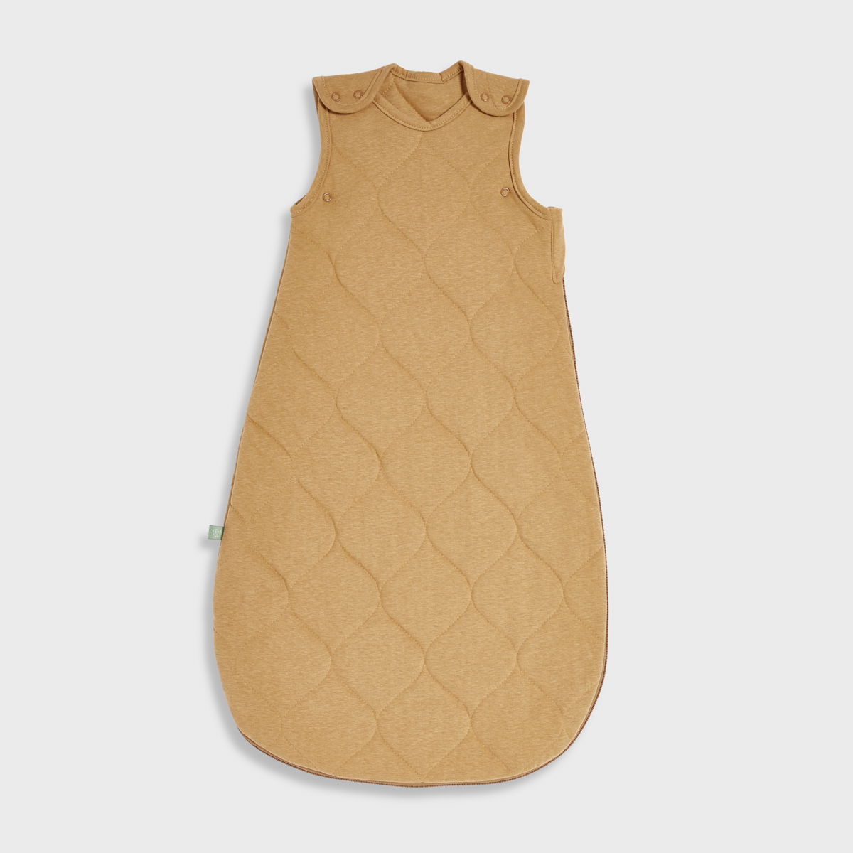 The Little Green Sheep Organic Baby Sleeping Bag 2.5 Tog - 0-6m Quilted Honey