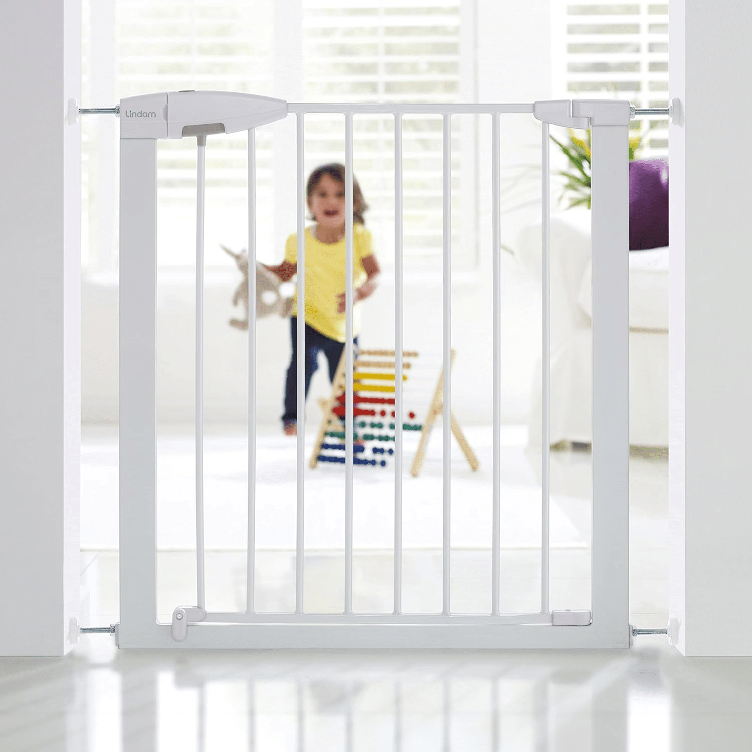 Fold away stair gate best sale