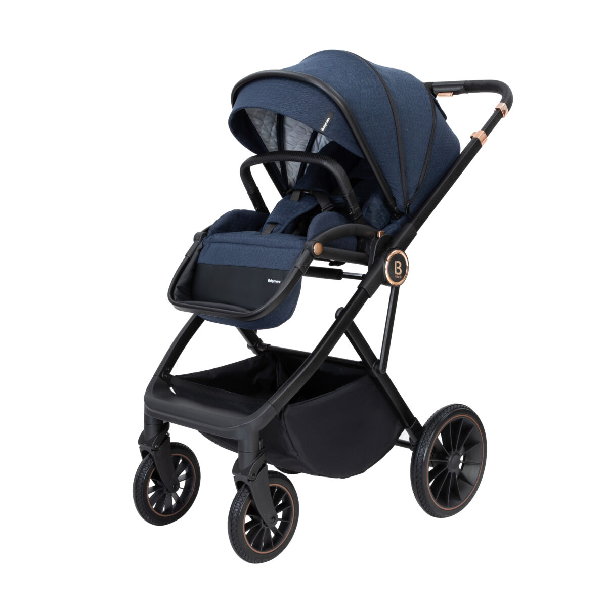 Chia Pram Pushchair - Midnight Blue-6