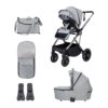 Chia Pram Pushchair - Pearl Grey-2