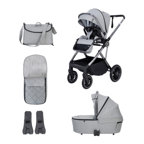 Chia Pram Pushchair - Pearl Grey-2