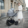 Chia Pram Pushchair - Pearl Grey-4