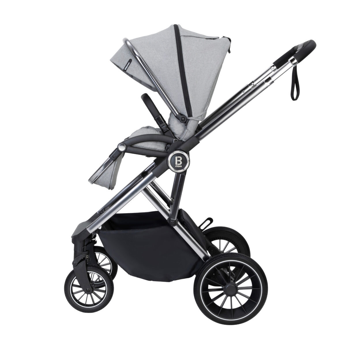 Chia Pram Pushchair - Pearl Grey-7