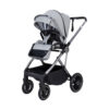 Chia Travel System Coco with Base - Pearl Grey-5