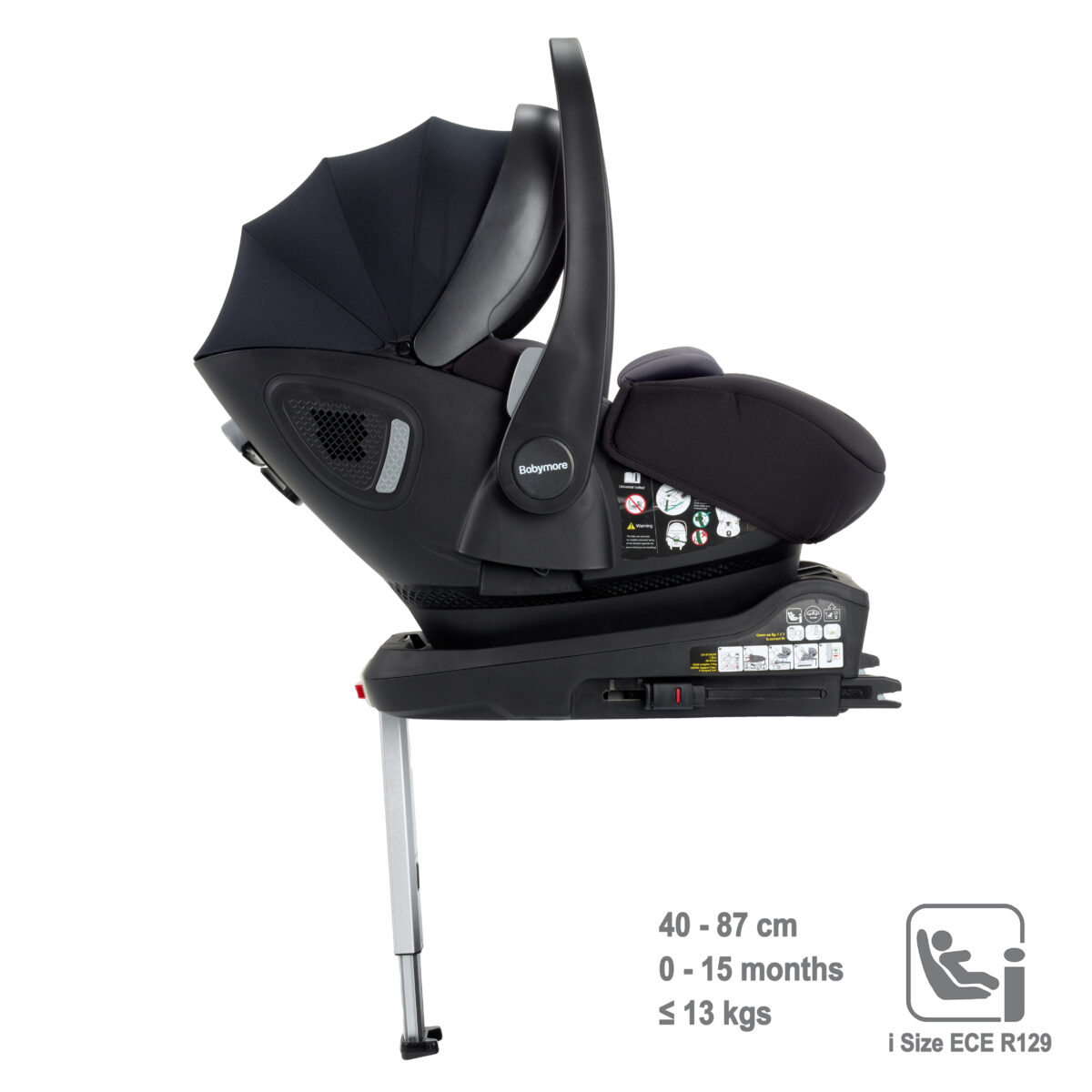 Chia Travel System Pecan with Base - Midnight Blue-9