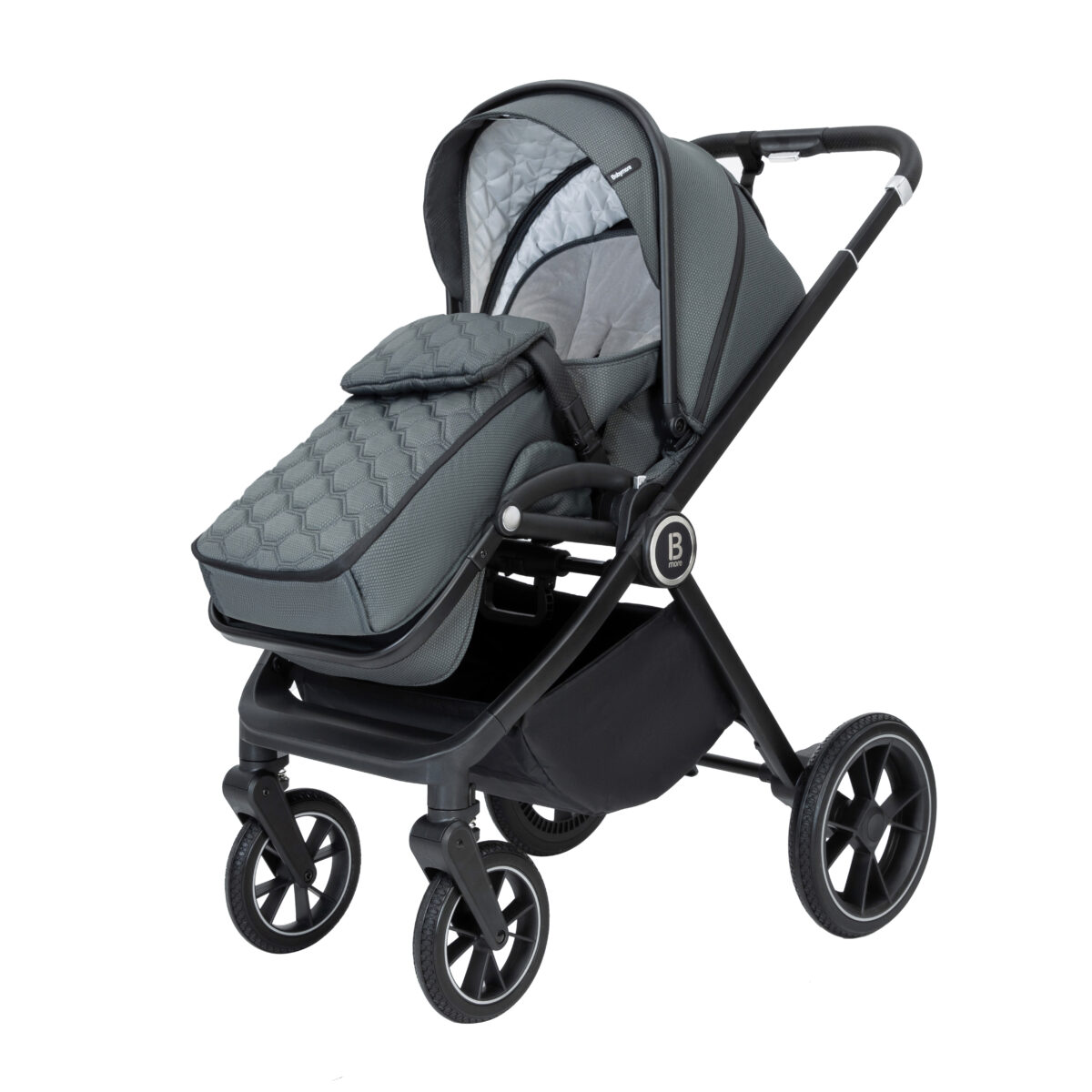 Kai Pram Pushchair Forest Grey-9