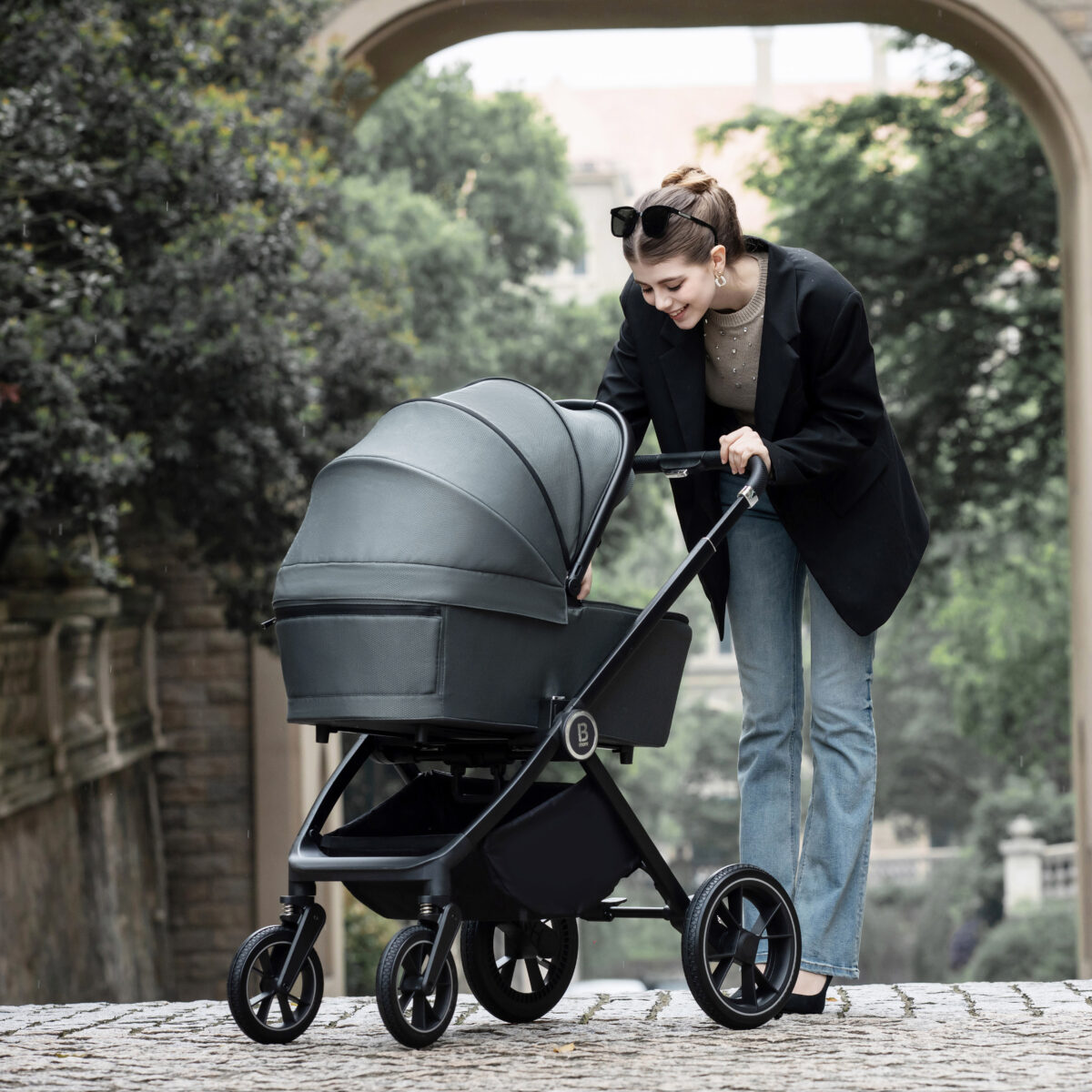 Kai Travel System Coco with Base - Forest Grey-2