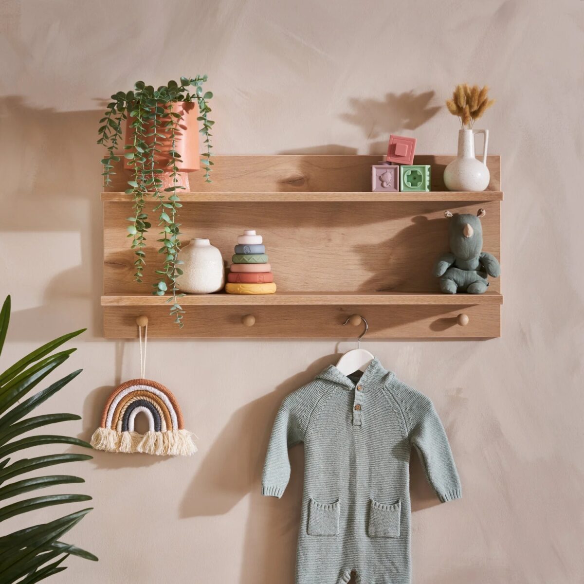 Obaby Astrid Shelf wall mounted life style images