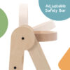 Folding-Learning-Tower-v2-annotated-Adjustable-Safety-Bar