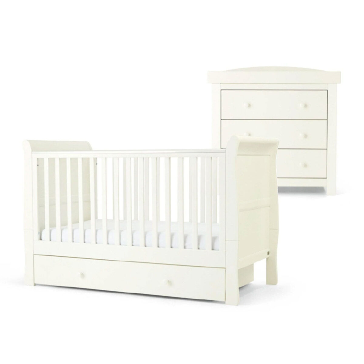 mamas+papas-Mia-white-2-piece-cotbed+dresser