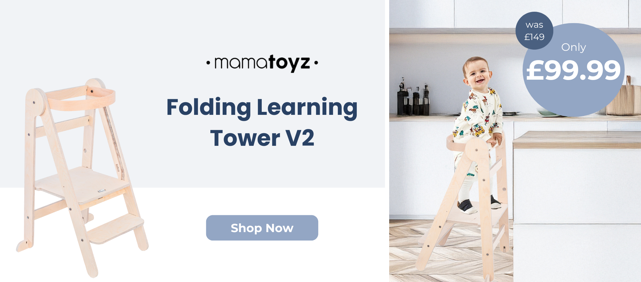 Mamatoyz Folding Learning Tower V2 tablet banner