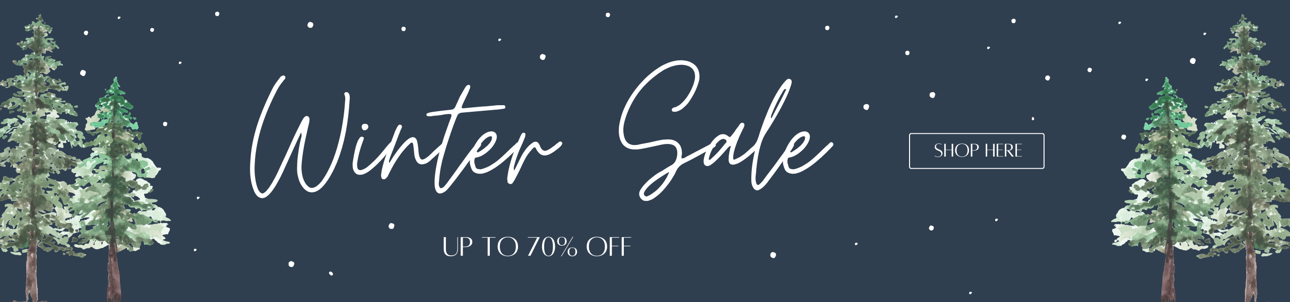 Winter Sale Banner Desktop